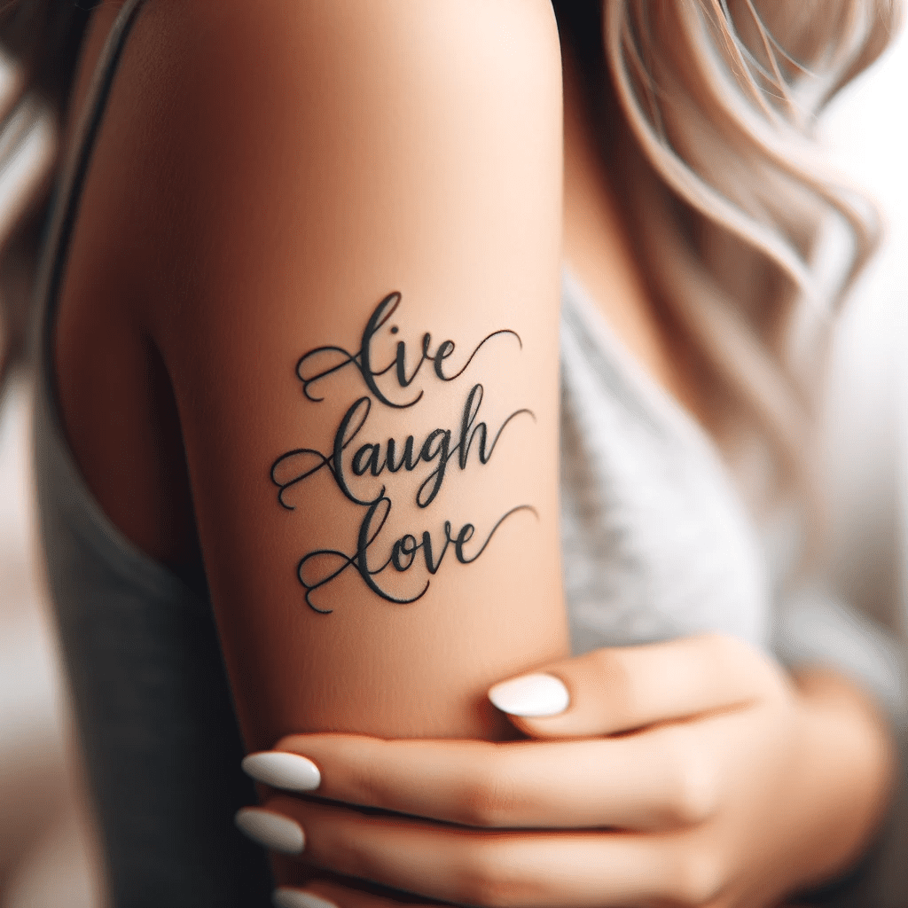 Live Laugh Love Tattoos Its Meaning and 20 Best Designs