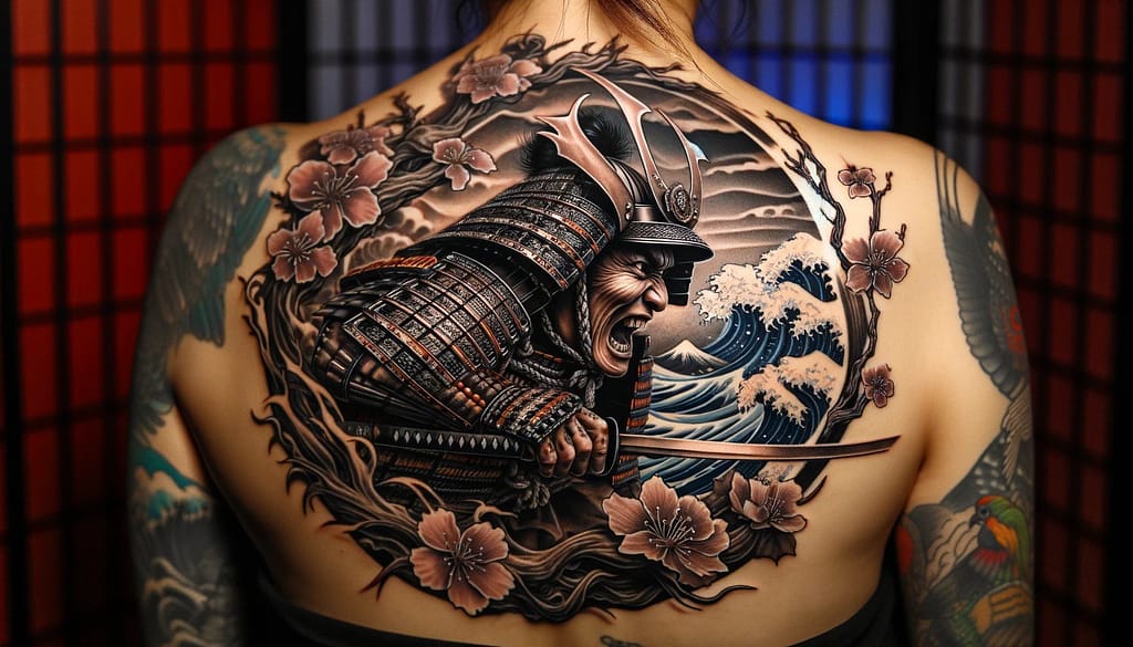 samurai japanese tattoo designs
