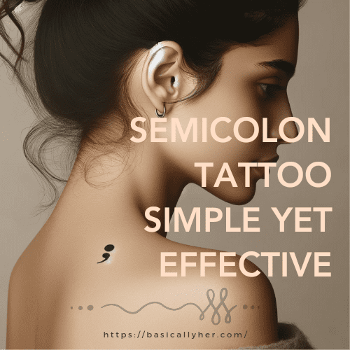 What does a semicolon tattoo mean