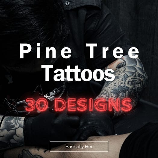 pine tree tattoos featured image