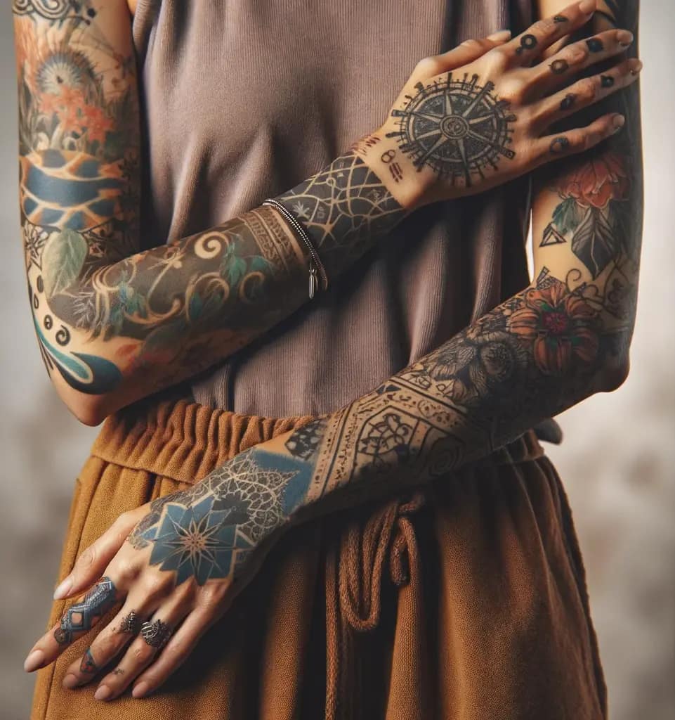 hand patch tattoos